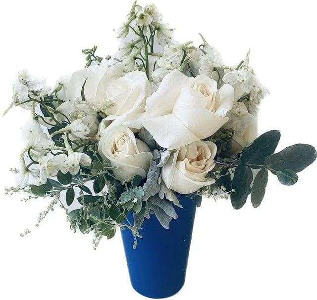 Classic red rose bouquet arranged