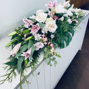 Classic Coffin Flower Arrangement