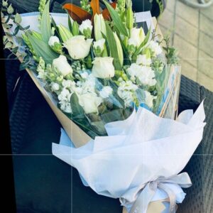Standing Funeral Spray – Flat Back Tribute Kogarah