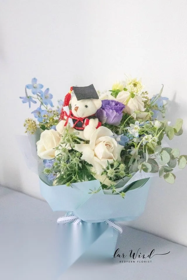Peach Floral Arrangement arranged