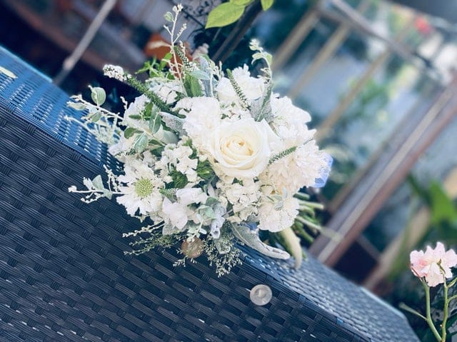 Rose and Veronica bridal Bouquet