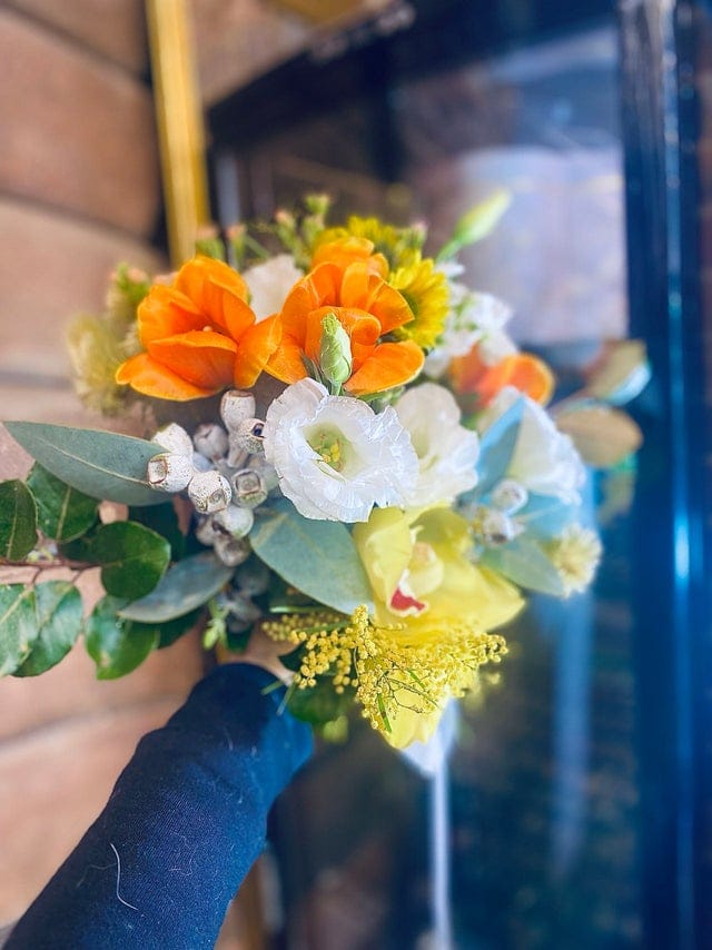 Tulip Wedding Bouquet with Lisianthus & Tetra