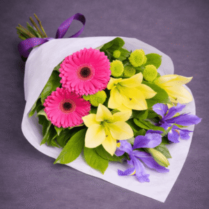 Vibrant Bouquet Backdrop