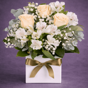 Elegant Floral Bouquet in Gift Box Signature