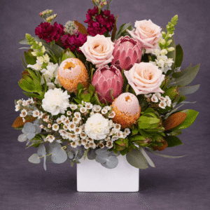 Floral Elegance in Ceramic Vase