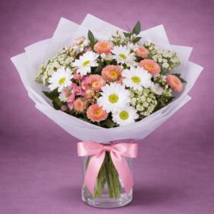 Soft Pastel Floral Bouquet Arrangement